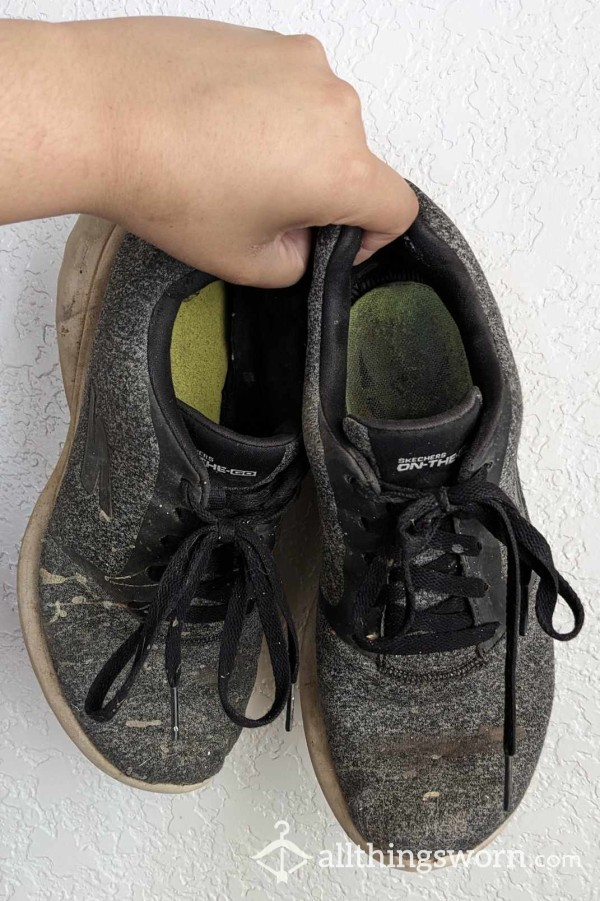 Dirty Sketchers Everyday Work Shoes - Size 7 (3+ Years Of Use)