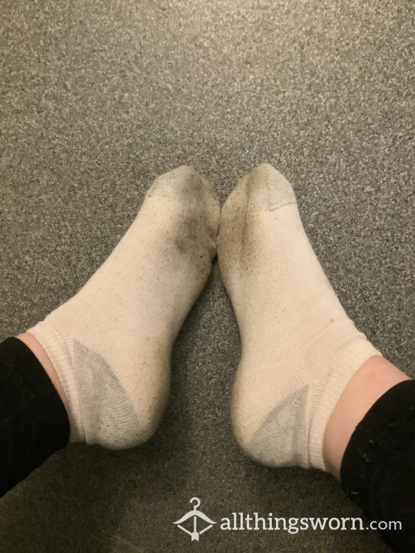 Dirty, Smelly, Stinky Worn Ankle Socks For Over 24hrs While At Work.