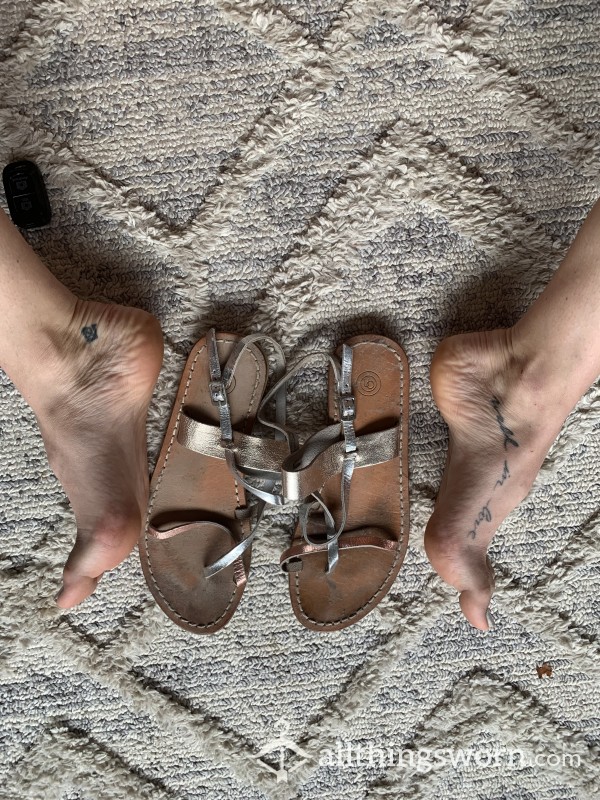 *SOLD* Dirty Strappy Sandals