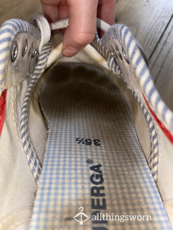 Dirty Superga Low Trainers - 5 Years Old