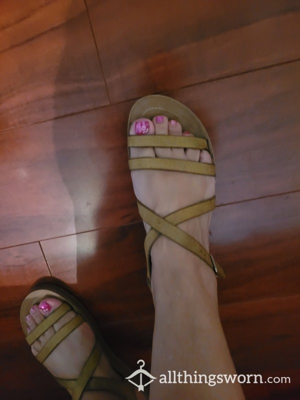 Dirty Sweaty Flat Sandals