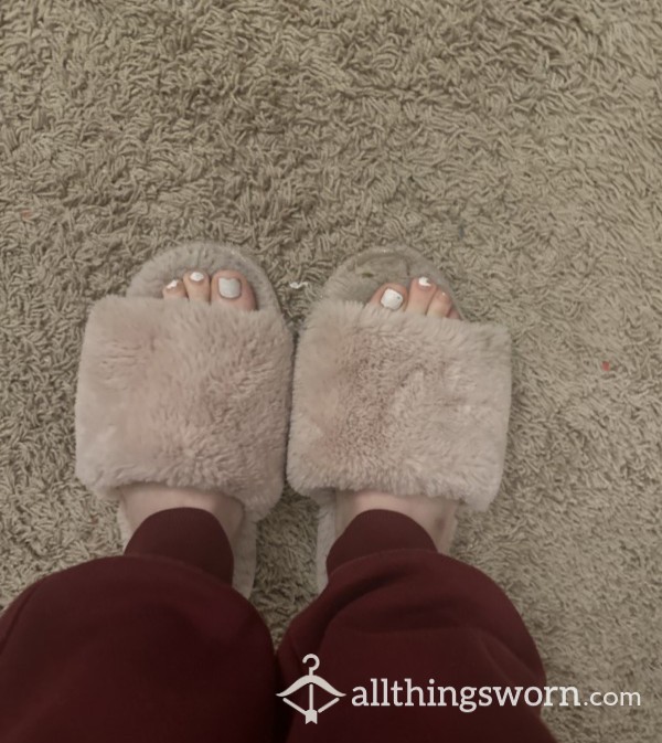 Dirty Sweaty Slippers Worn By 18 Y/o For 1 Year!