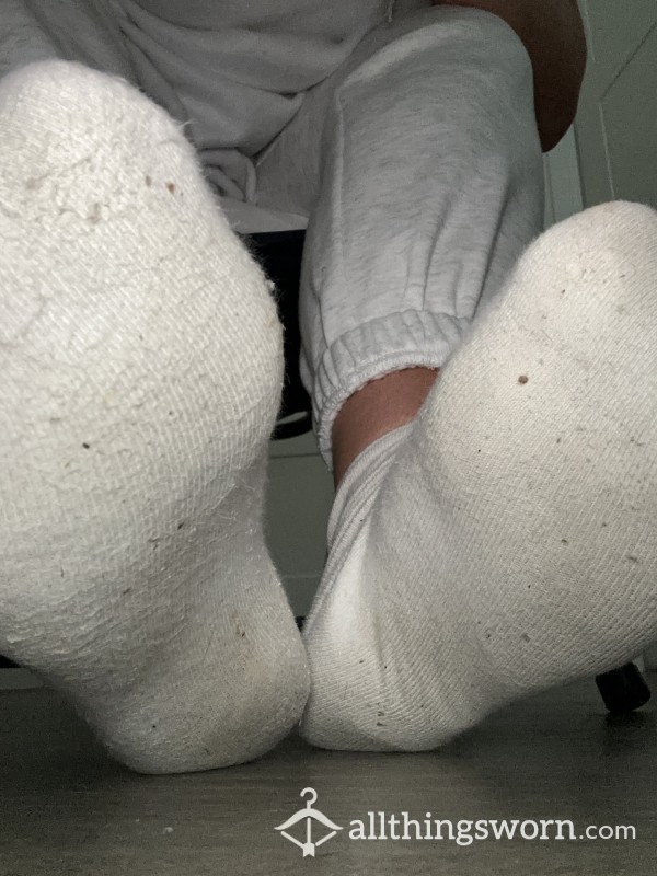 Dirty Sweaty White Socks *12.5hour Night Shift Done In Them*