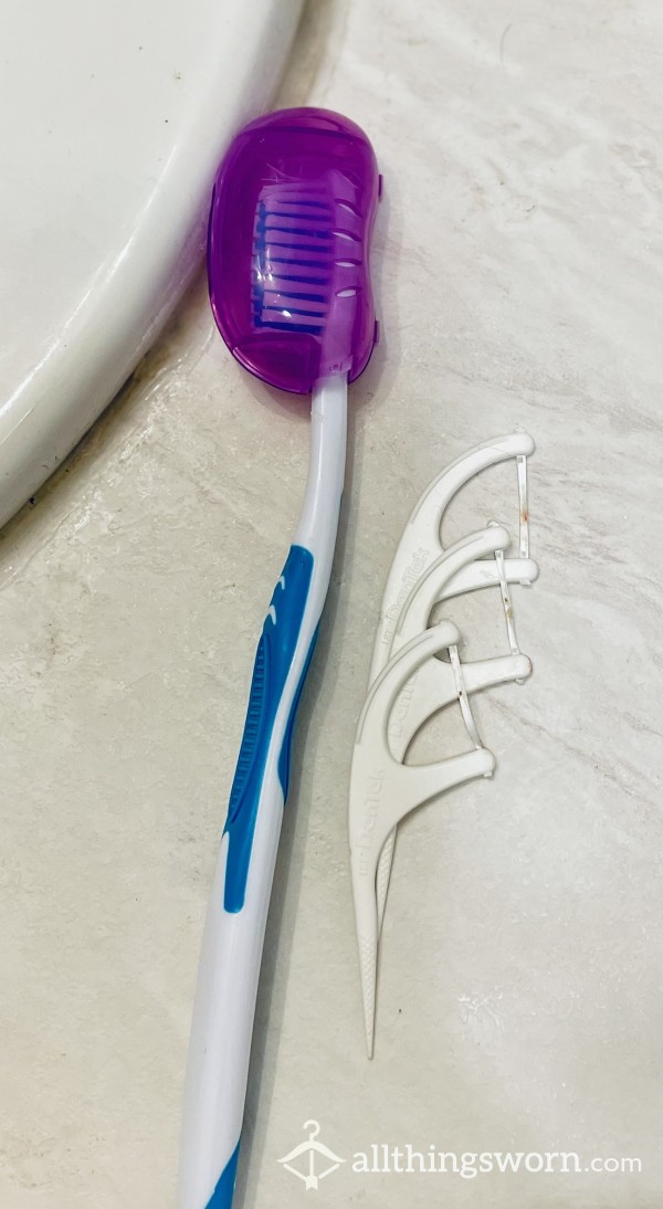 Dirty Toothbrush 🪥 And Floss Picks—Free Shipping