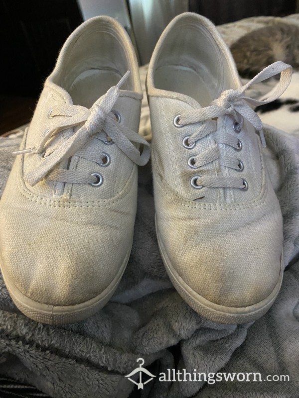 Dirty Well Worn Sneakers