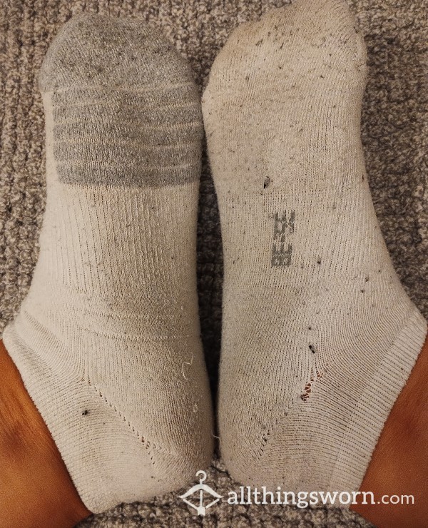 Dirty White Ancle Socks