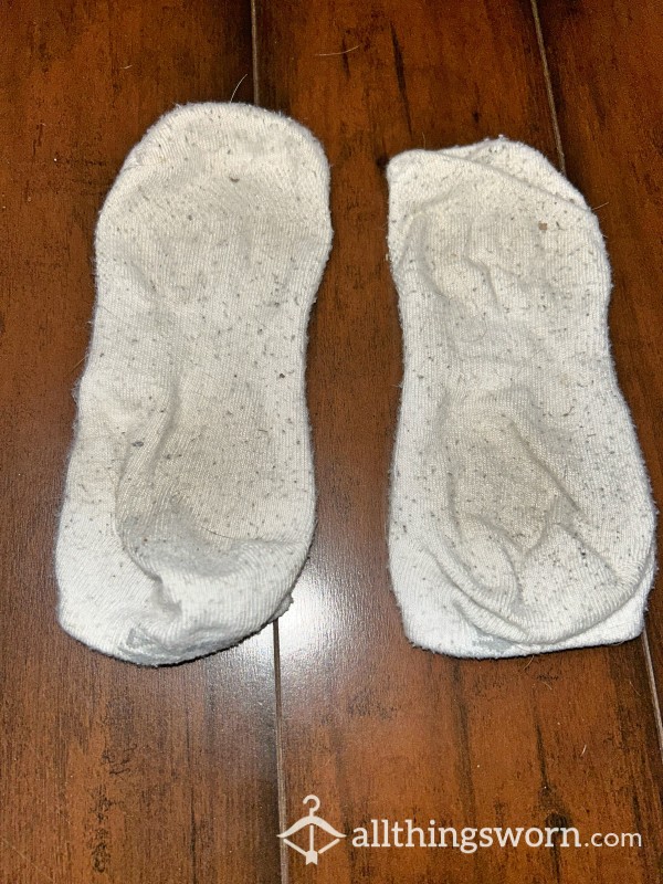 Dirty White Ankle Socks