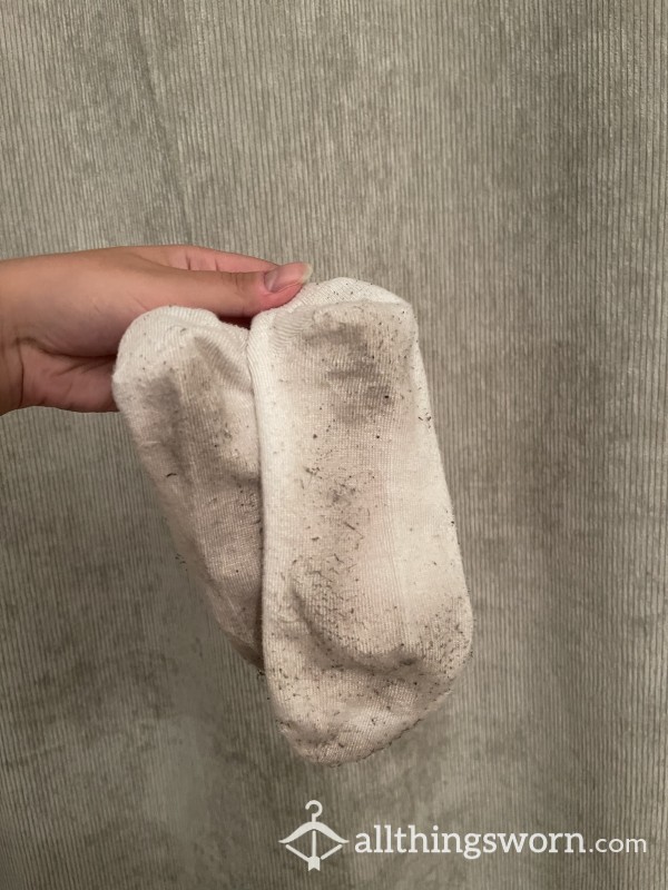 Dirty White Socks (not So White Anymore) - 3 Day Wear