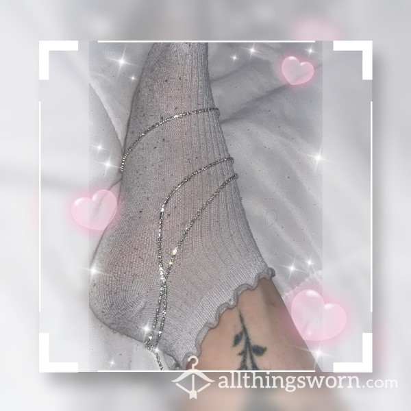 ♡ Dirty White Solo Sock ♡ 011