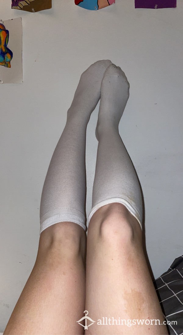 Dirty Work Knee High Socks (worn For A 15 Hour Double)
