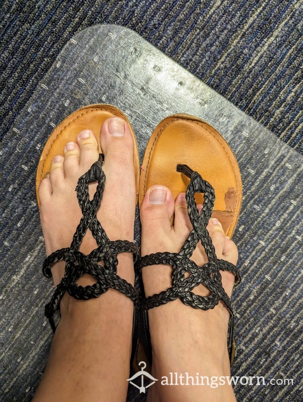 Dirty Worn Sandals From Florida