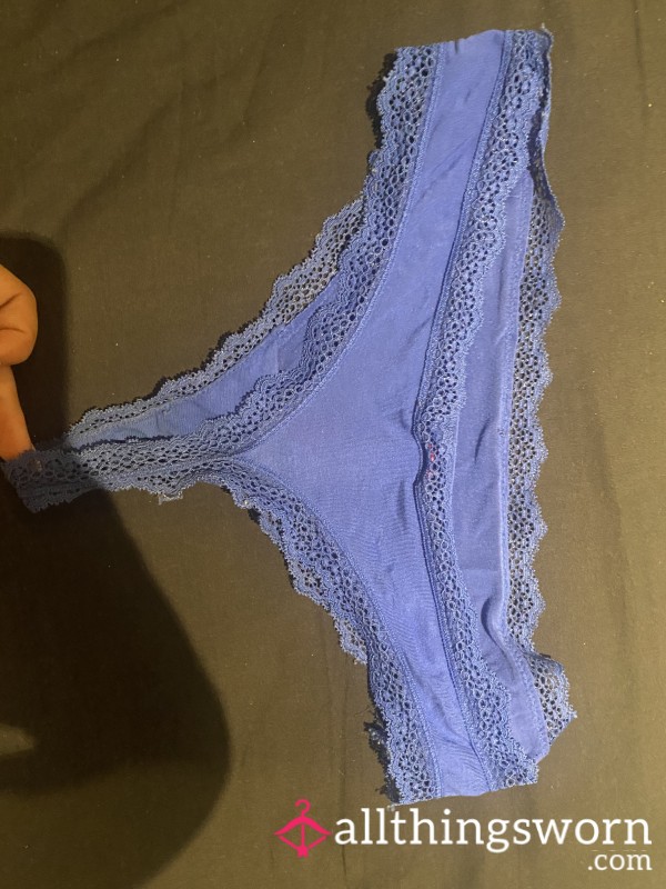 Dirty Worn Smelly Blue Panties