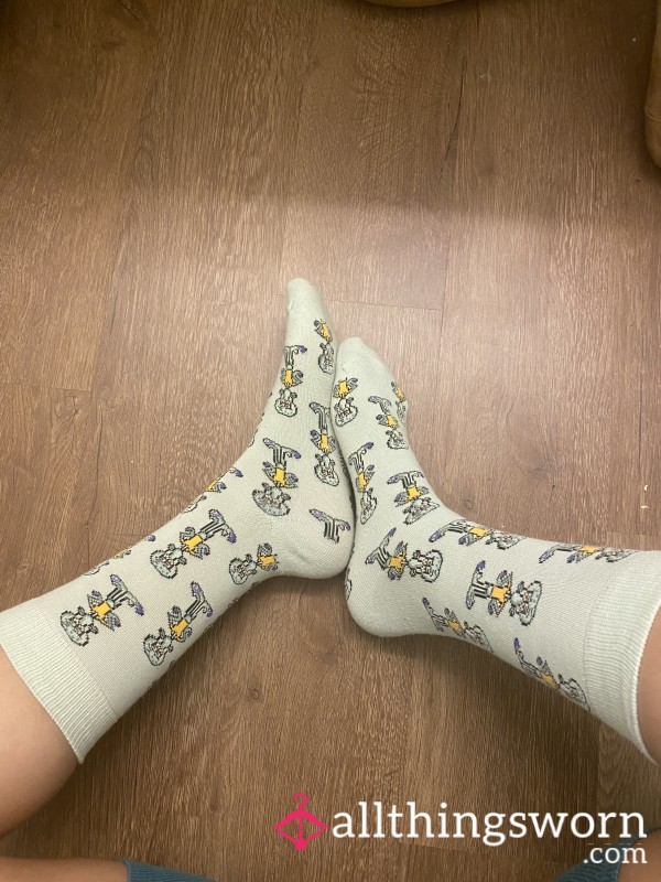 Disappointed Squidward Socks