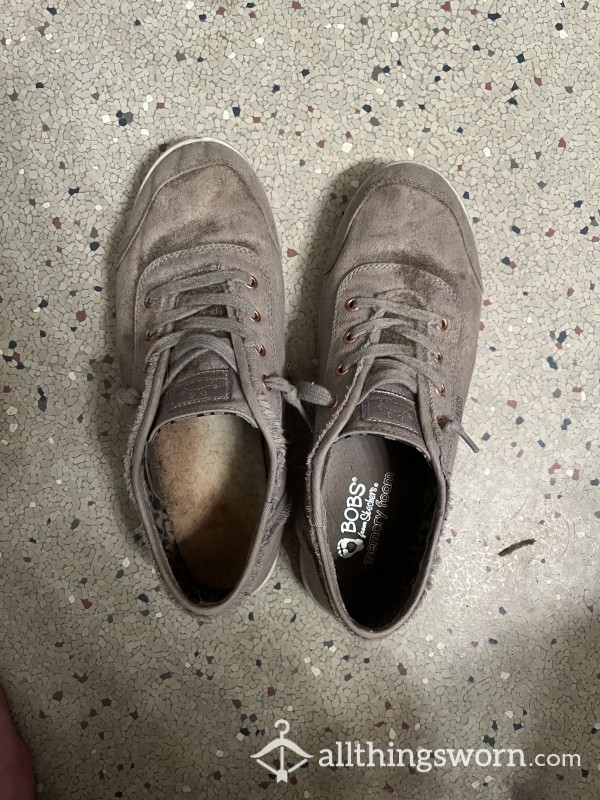 Disgusting Grey Canvas Shoes