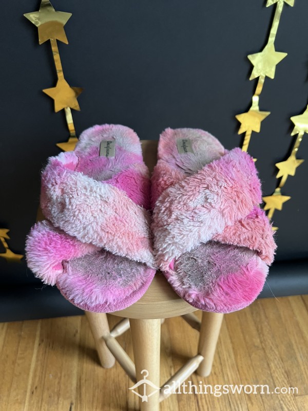 Disgusting Old Year Worn Slippers