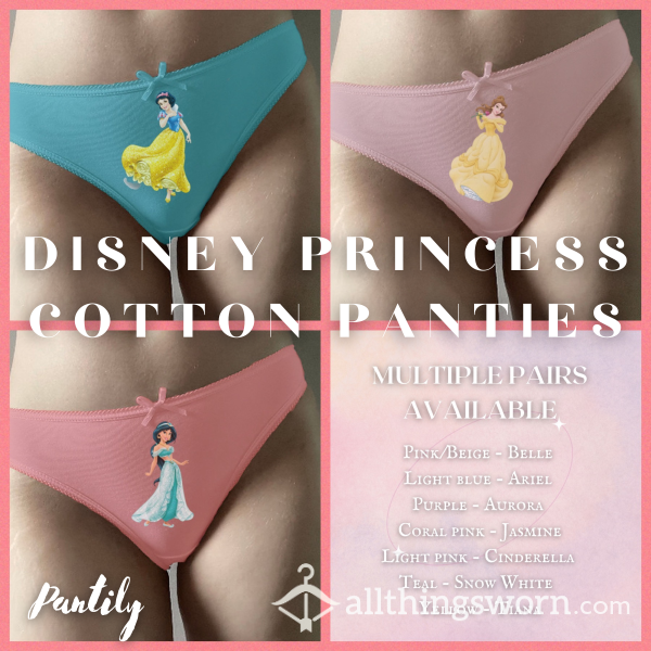 Disney Princess Cotton Full-Backs (Part 2) (#L7, #L8, #L9))