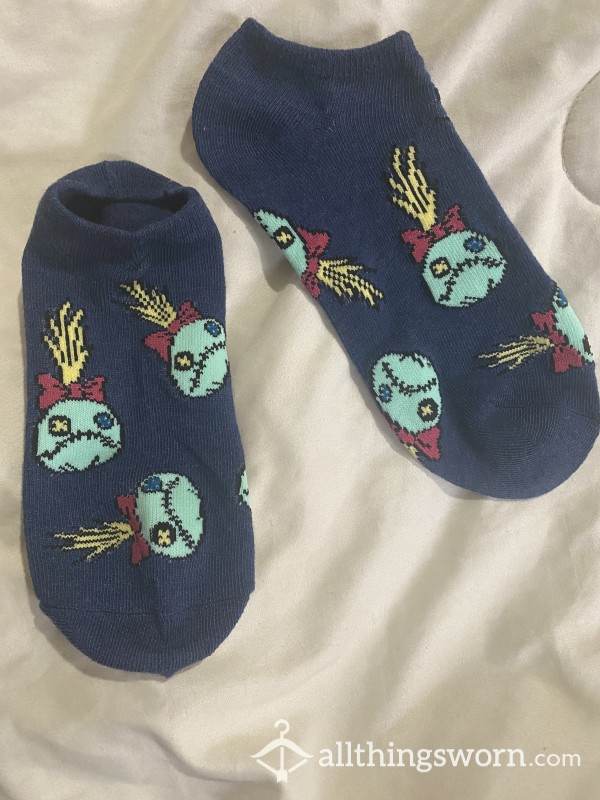 Disney Themed Lilo And Stitch Ankle Socks