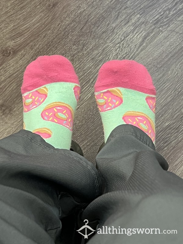 Donut Socks Worn All Day At Work