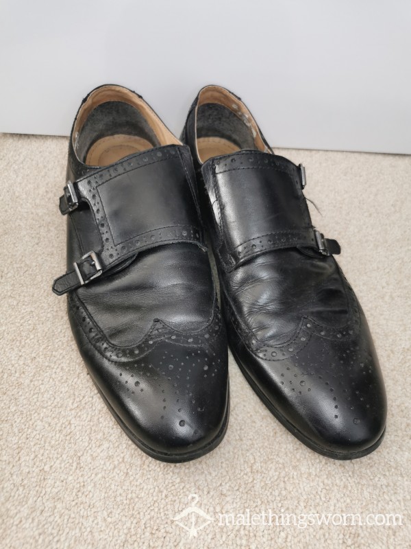 Double Buckle Office Shoes