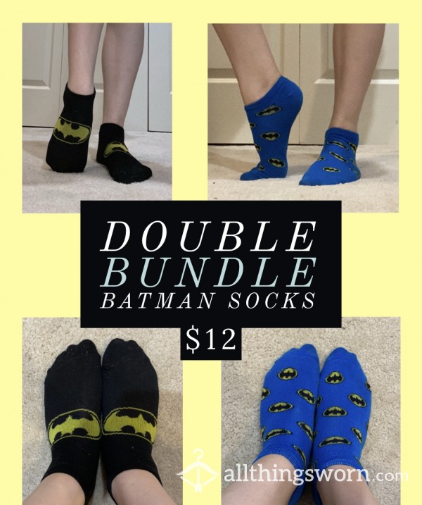 DOUBLE BUNDLE: Batman Socks