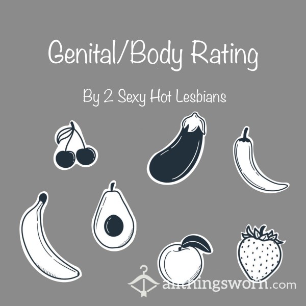 Double Genital/Body Rating By 2 Sexy Hot Lesbians🥵