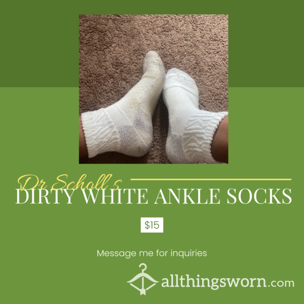 Dr Scholl’s Dirty White Ankle Socks