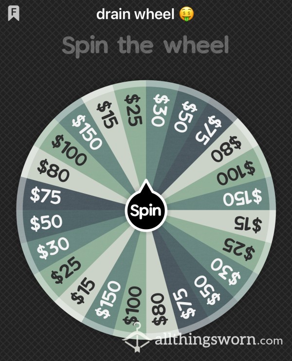 Drain Wheel 🤑♥︎