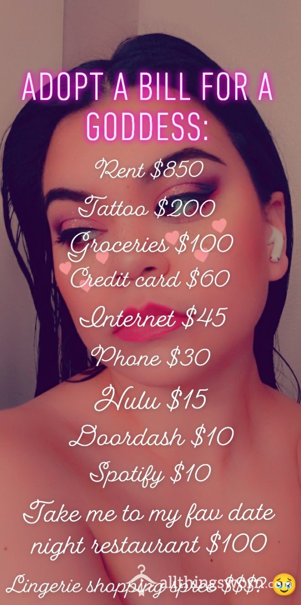 Drain Your Wallet & Spoil A Goddess 💋