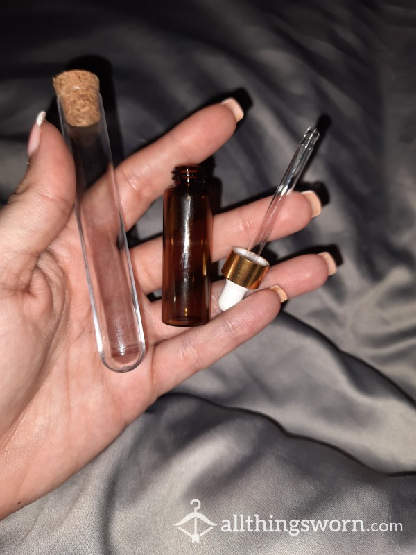 Dropper Bottle And Test Tube Vials Of Any Fluids You Choose 🤤