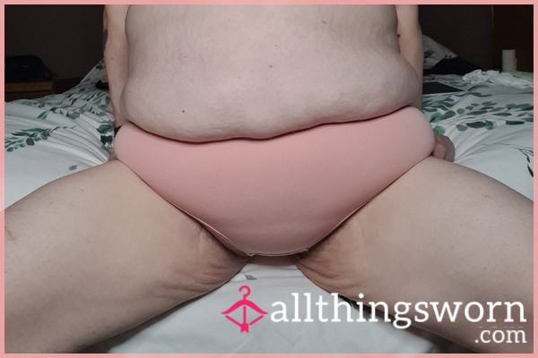 Dusky Pink Full Brief Panties - Size 18
