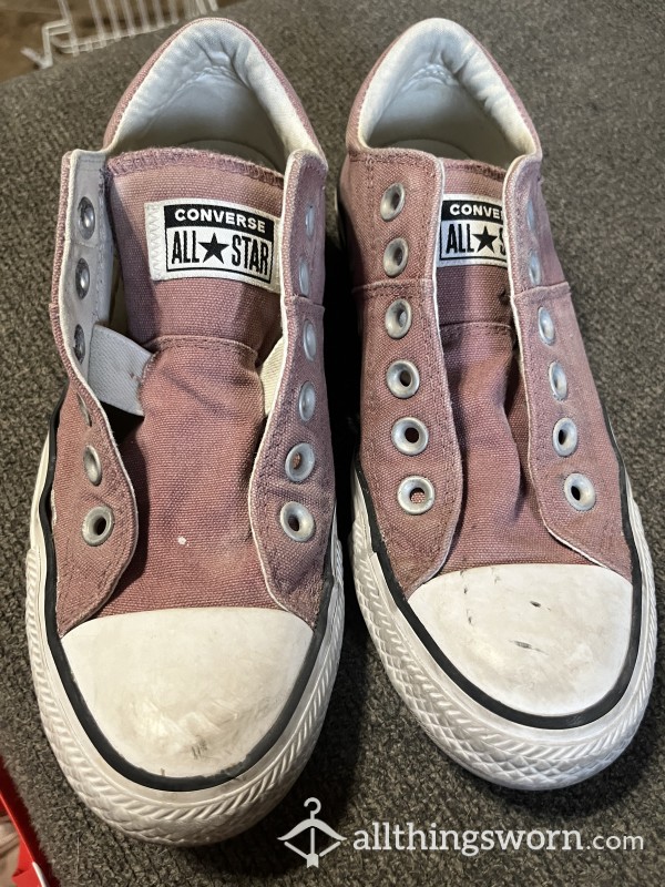 Dusty Pink Converse