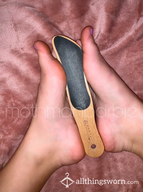 Dusty Used Foot File +Use Video