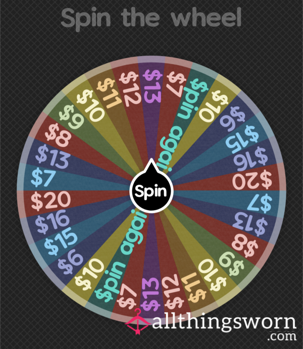 Easy Drain: Findom Wheel Spins (live Recording)