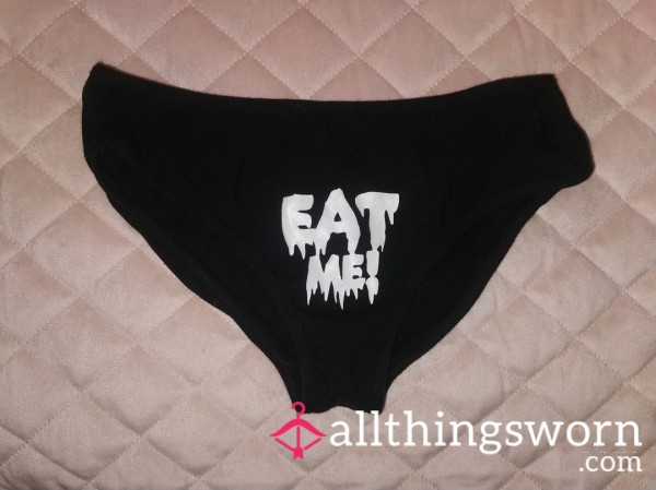 'Eat Me' Panties (fit UK 8/10)