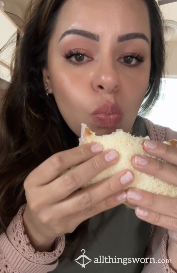 Eating A Sandwich