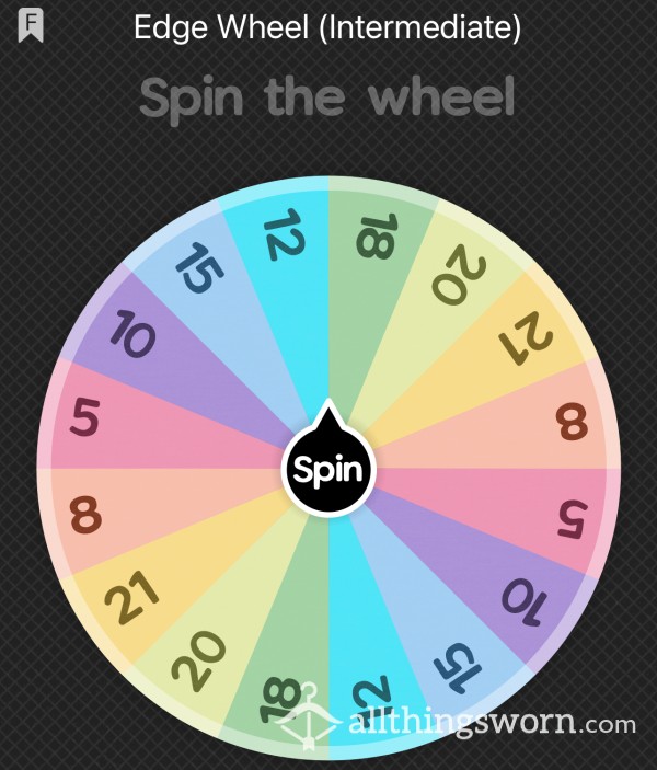 Edge Wheel (Intermediate) Wheel Spin