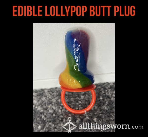 Edible Lollipop Butt Plug🌈