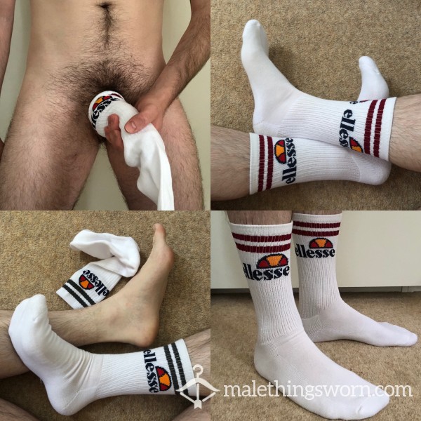 Ellesse White Stripe Socks