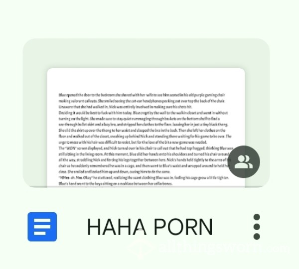 Erotic Writing 2 Pages