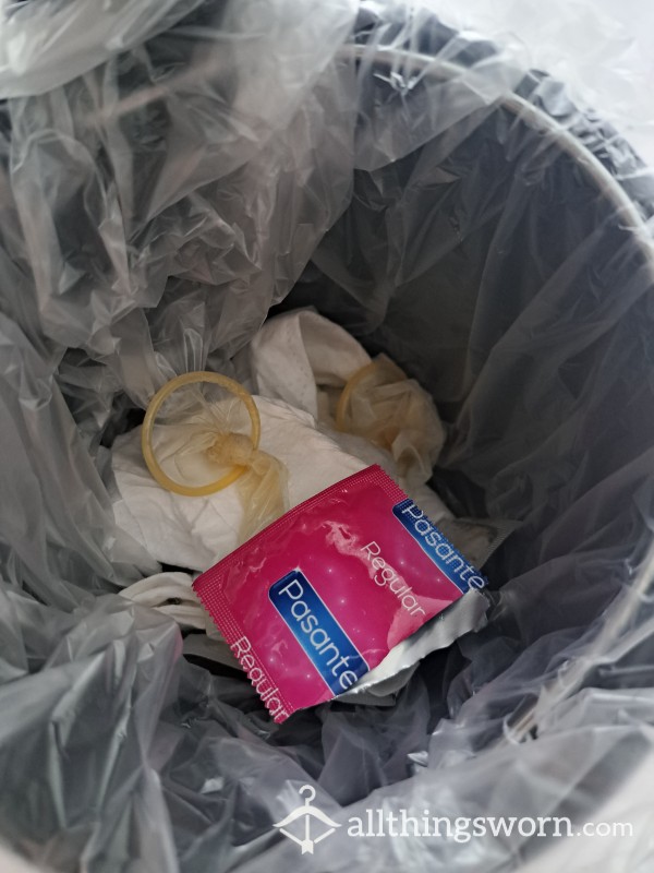 Escorting Trash With Filled Condoms For Losers!