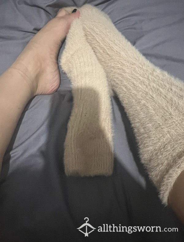 Extra Fluffy Knee Length Socks