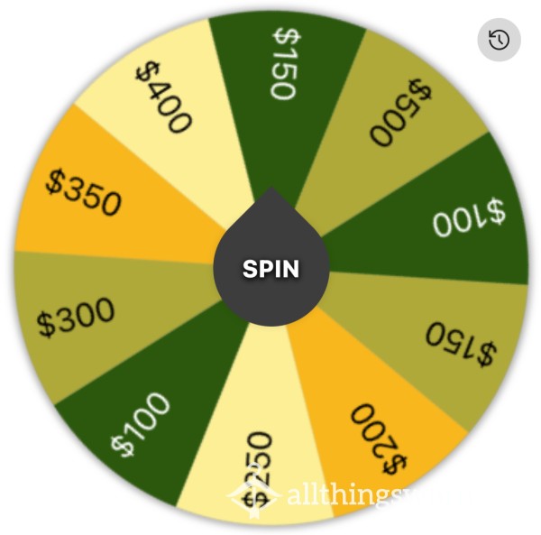 EXTREME 💸💸💸💸 Findom Wheel Spins