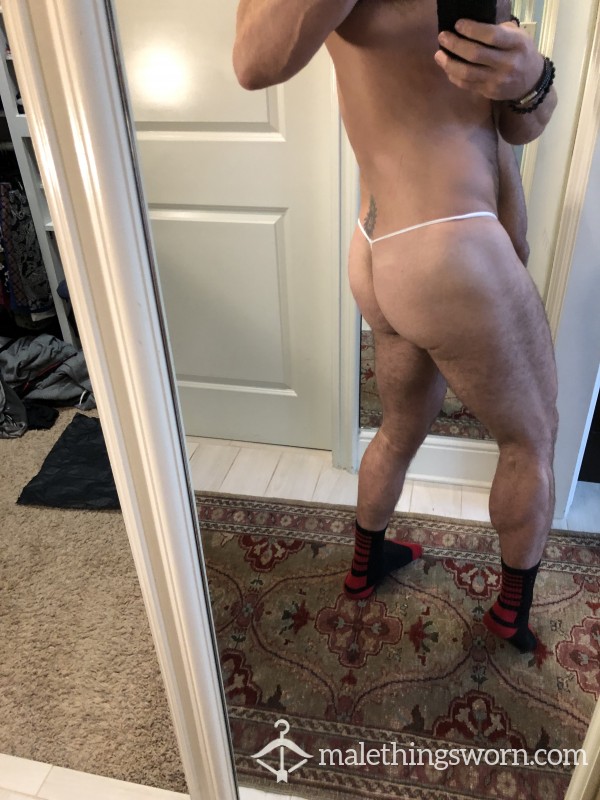 EXTREME G-String Sexy Hot Mens Gay White