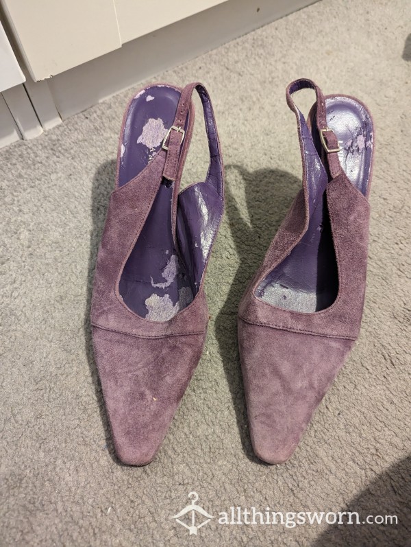 Extremely Old Purple Heels