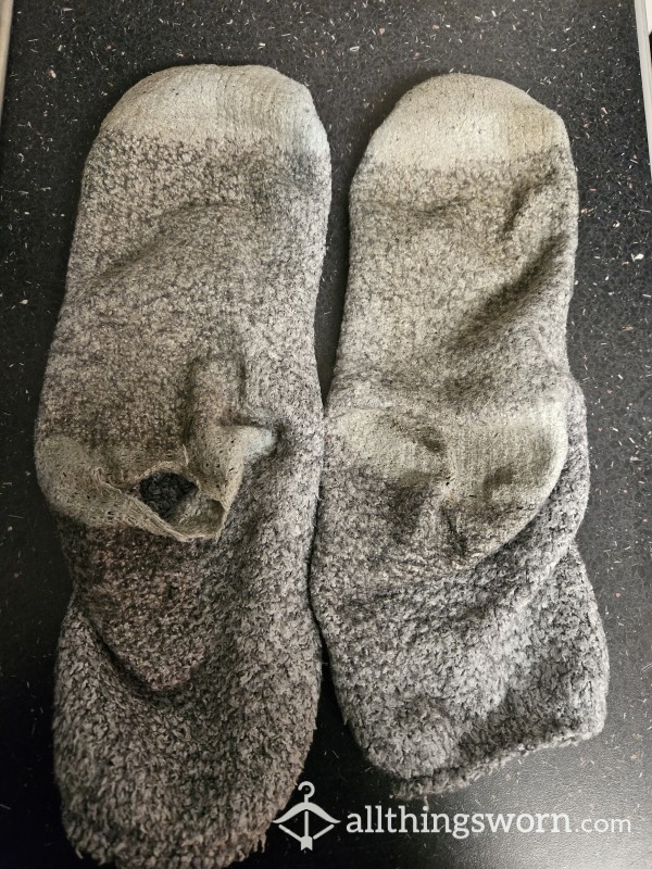 Extremely Well Worn Fluffy Socks