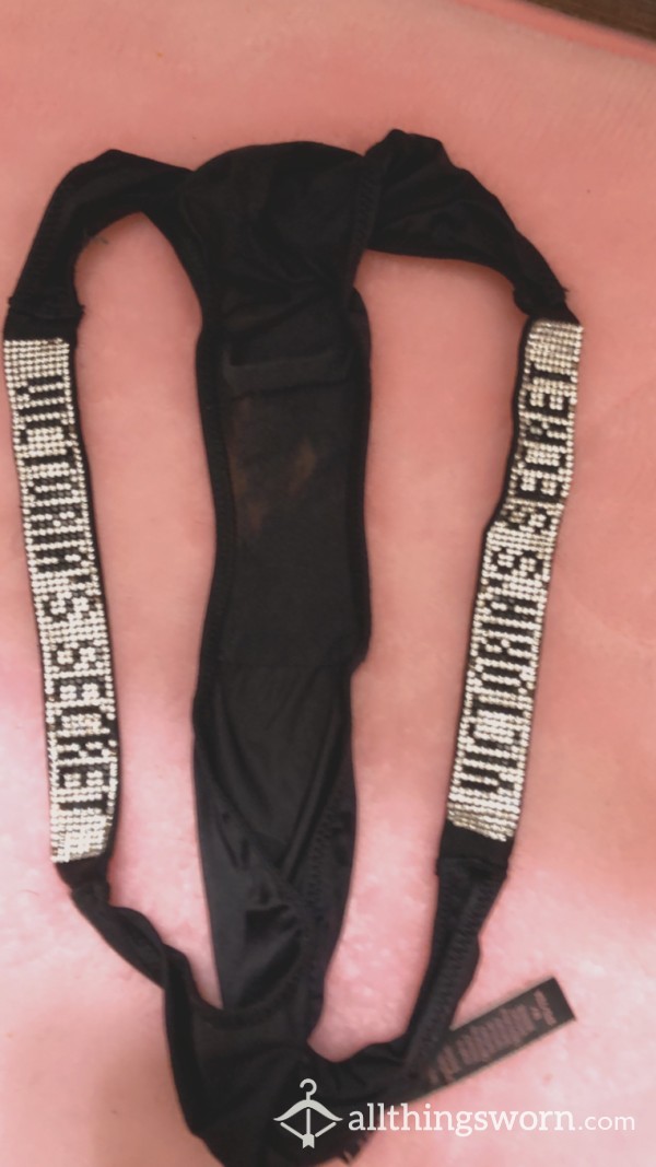 Extremely Well Worn Victoria Secret Thong