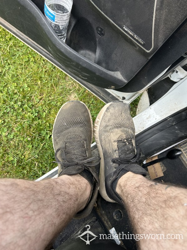 Extremely Worn Disc Golf Shoes