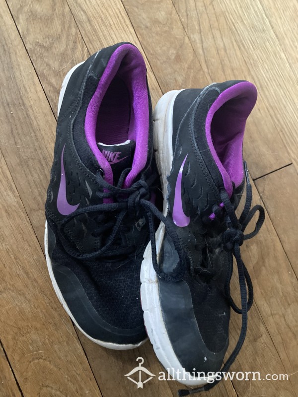 Extremely Worn Gym Shoes