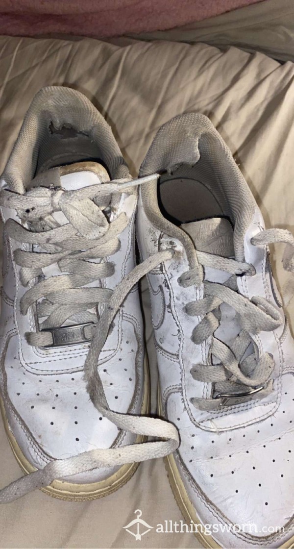 Extremely Worn Nike Air Force 1