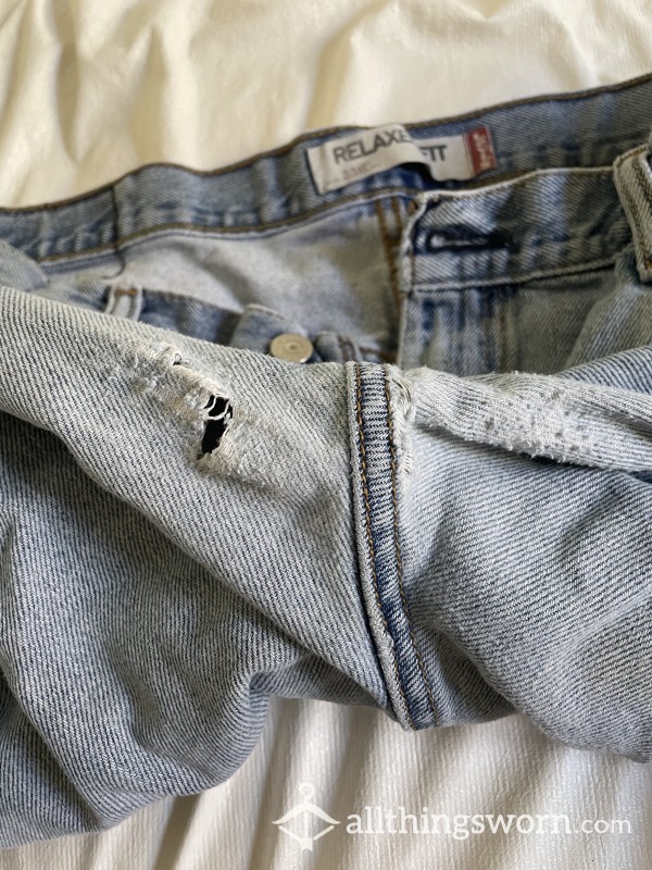 Extremely Worn, Ripped Jeans